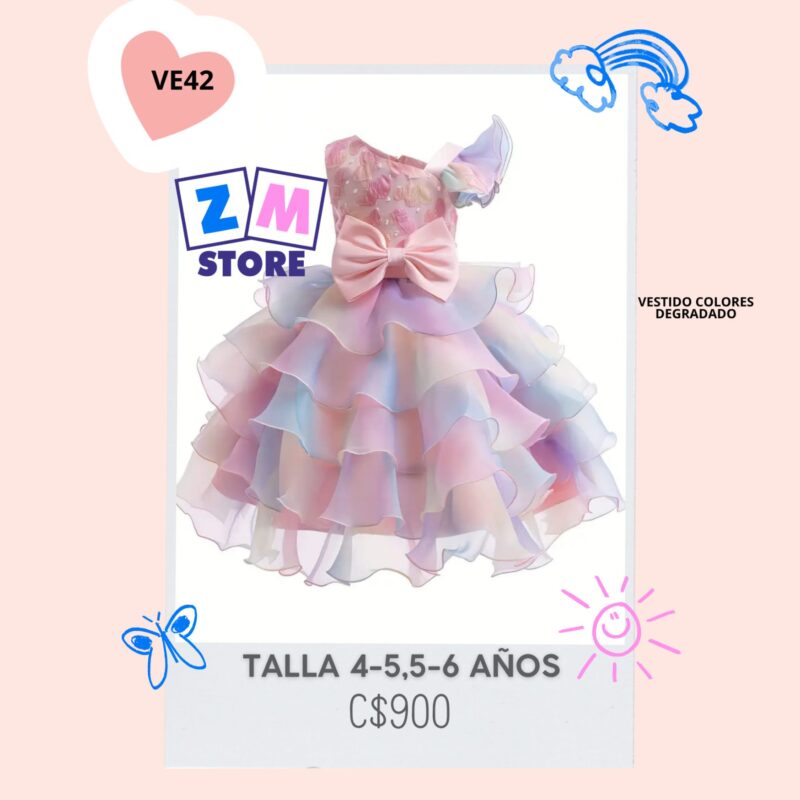 vestido corto rosa,--VE42