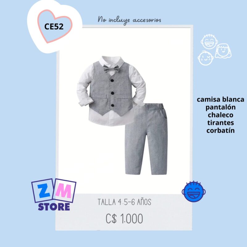Conjunto de vestir de tres piezas - CE52