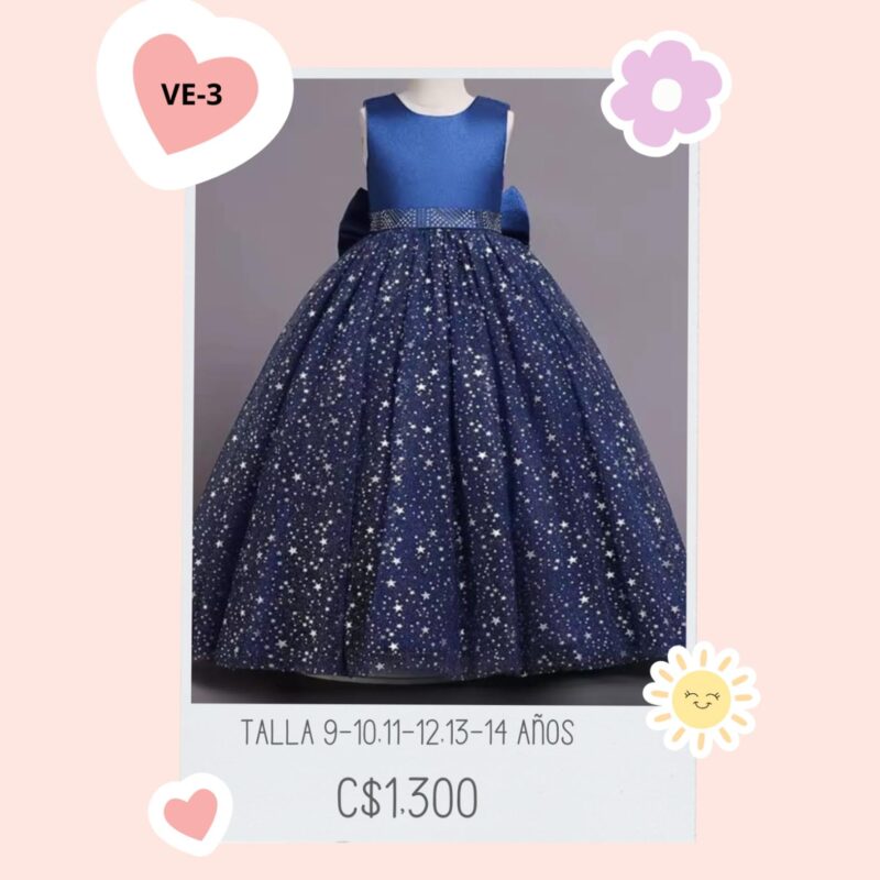 Vestido Largo Elegante.--VE-3