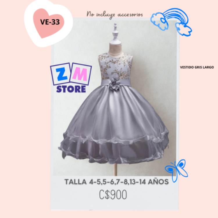 Vestido elegante.--VE-33