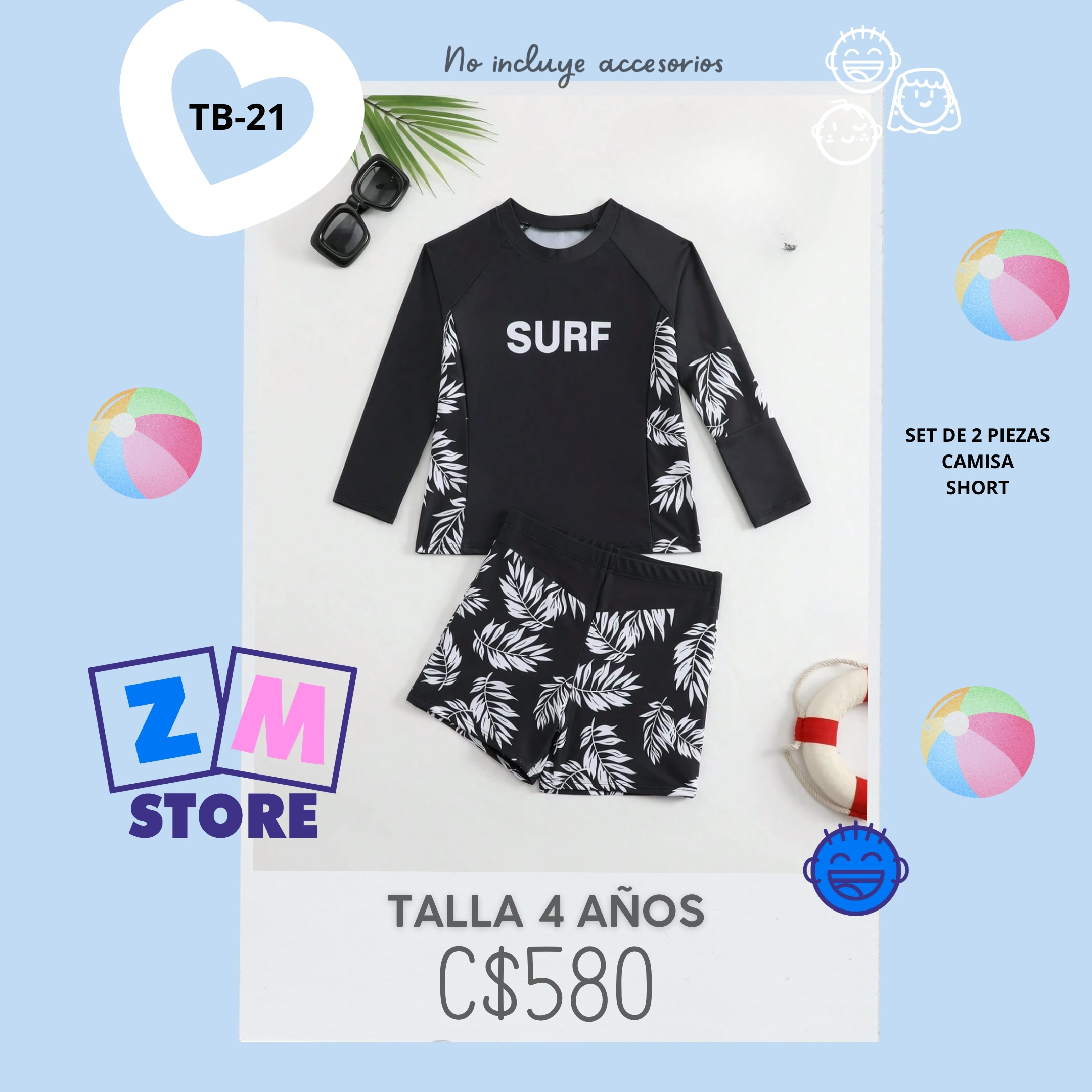 Traje de 2 piezas.--TB-21