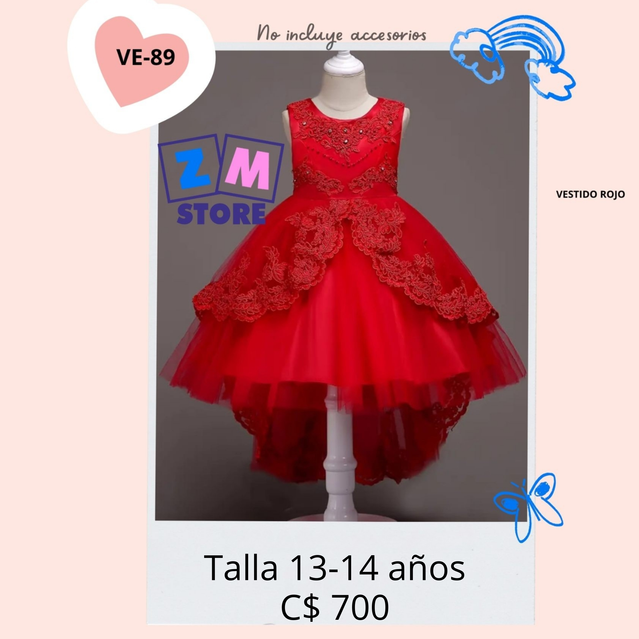 Vestido corto.--VE-89
