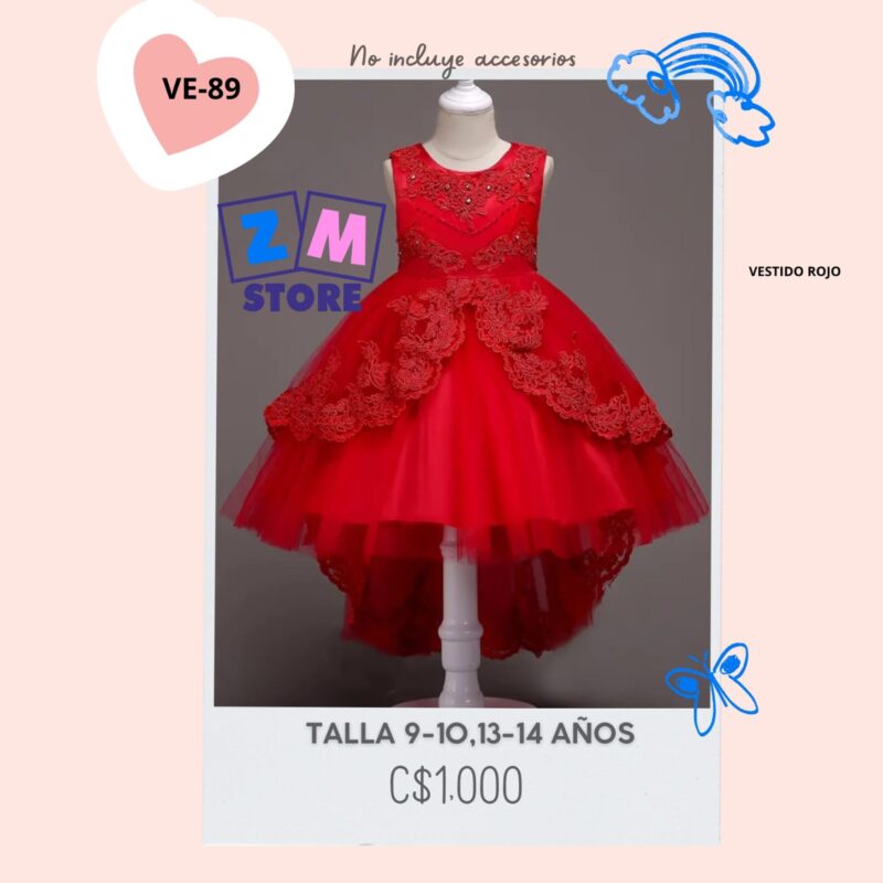 Vestido corto.--VE-89