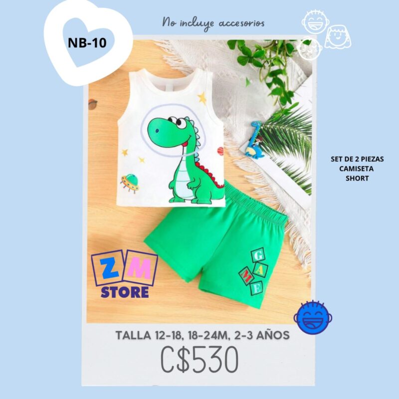 Conjunto de short, --NB10
