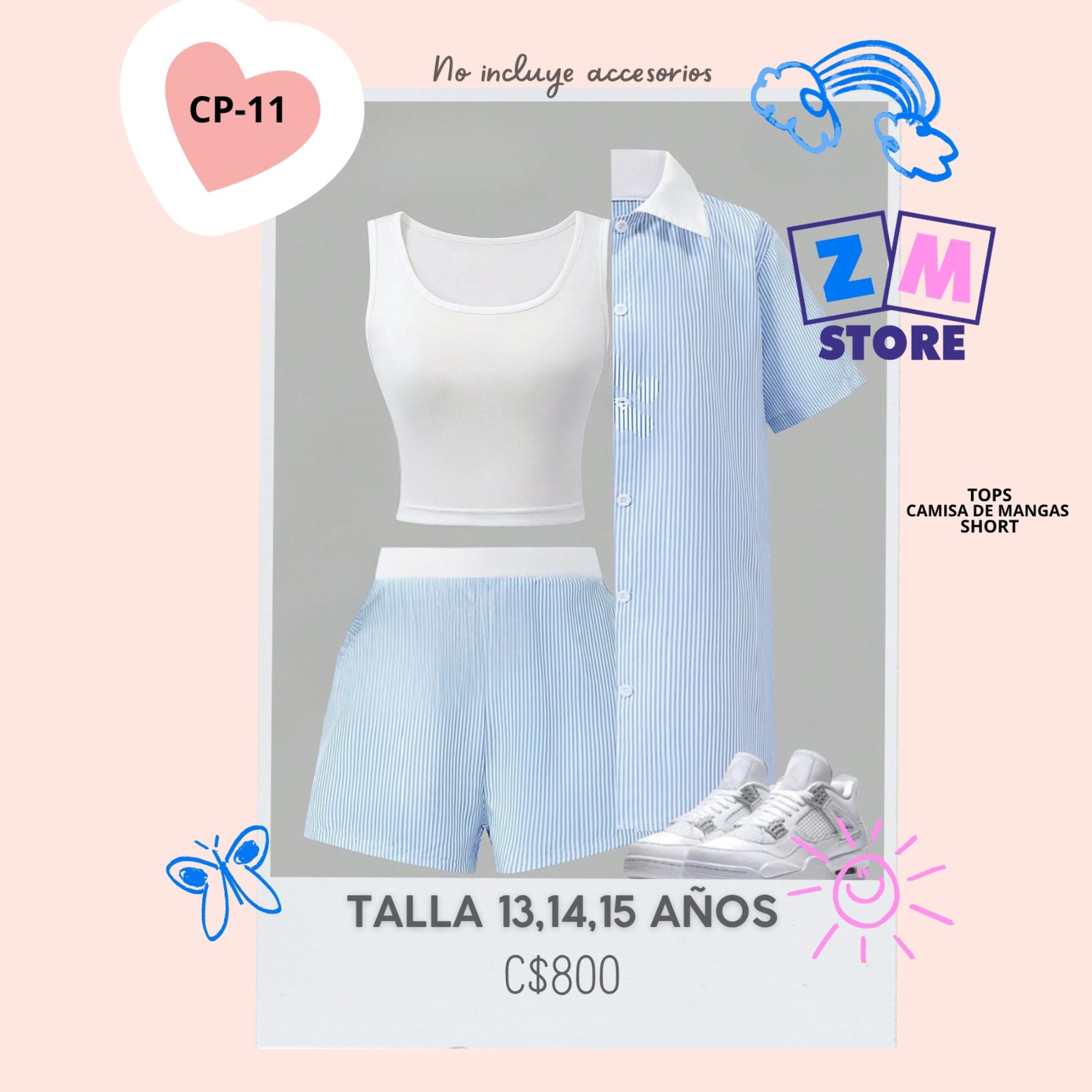 Conjunto con short--CP-11