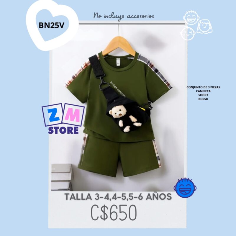 Conjunto con short,--BN25V