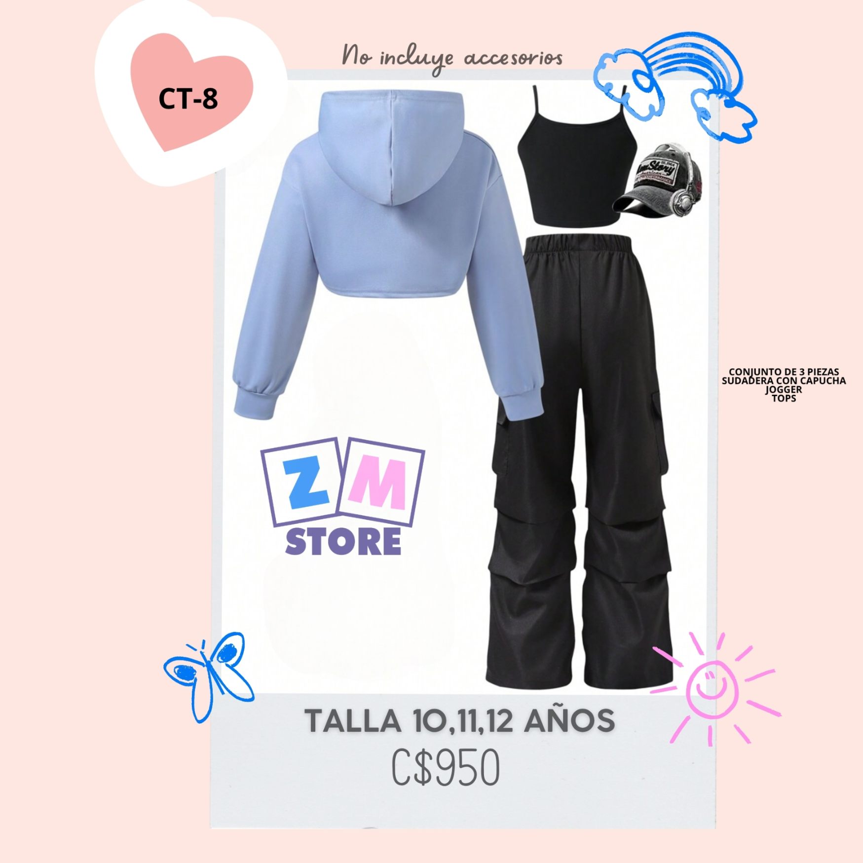 Conjunto con jogger. --CT-8