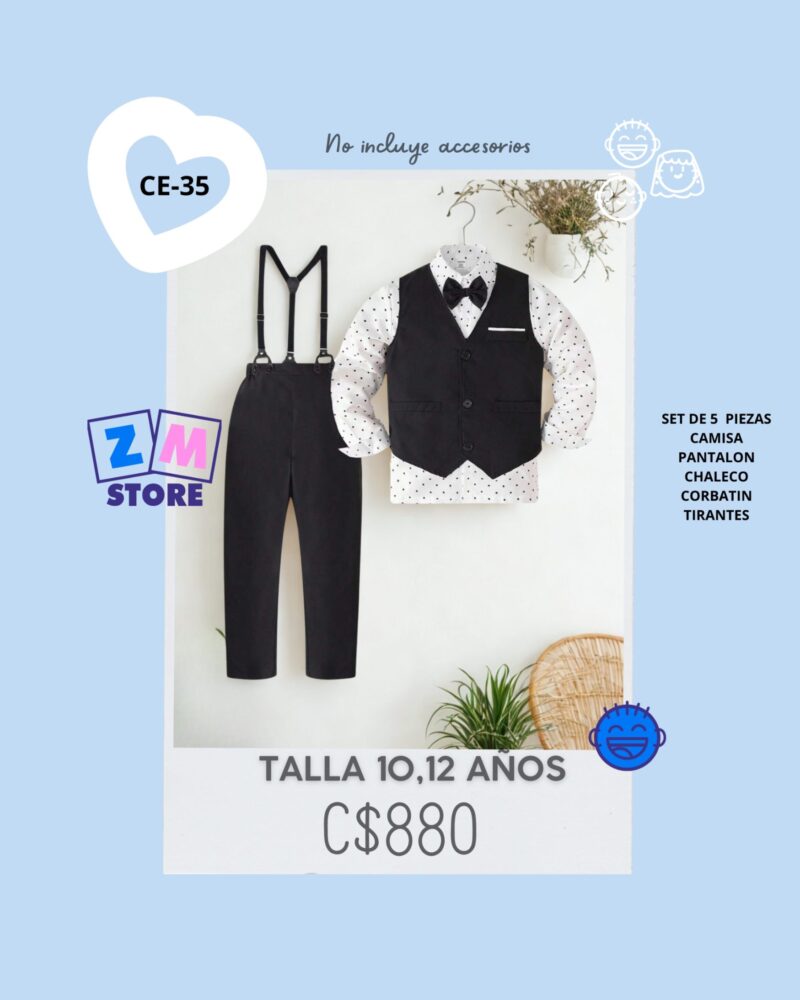 Conjunto de 4 piezas.--CE-35