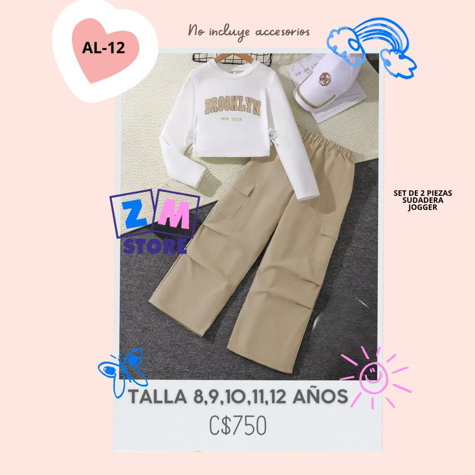 Conjunto con jogger.--AL-12