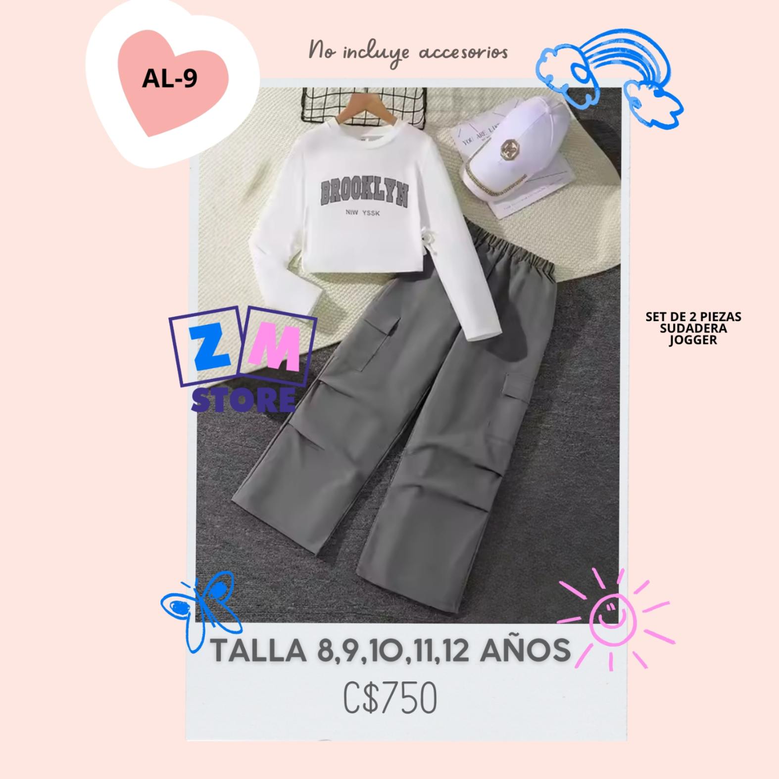 Conjunto con jogger,--AL-9