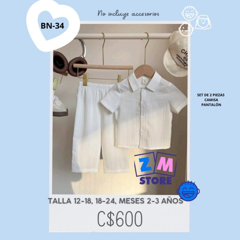 Conjunto con pantalón,--BN-34