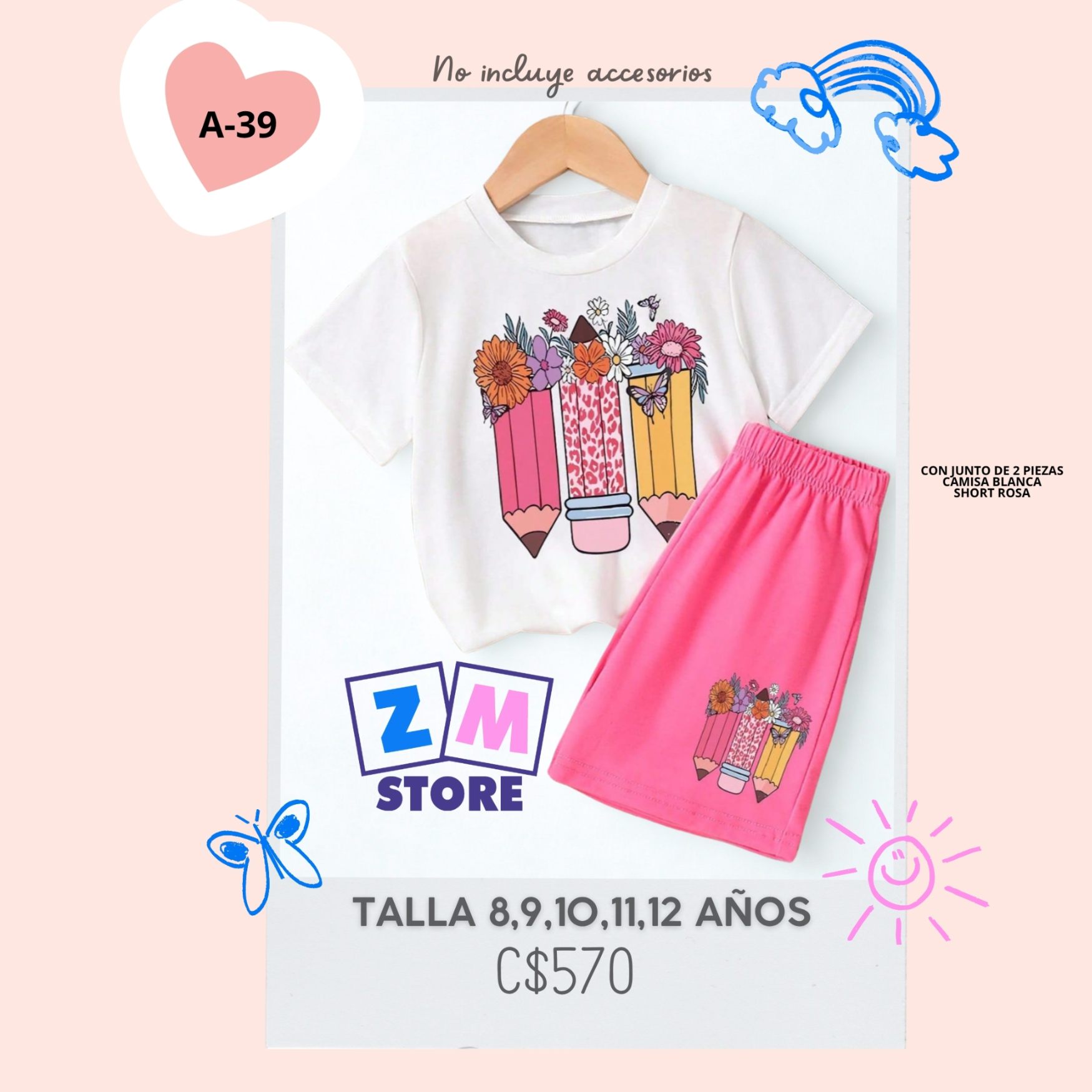 Conjunto con short.--A-39