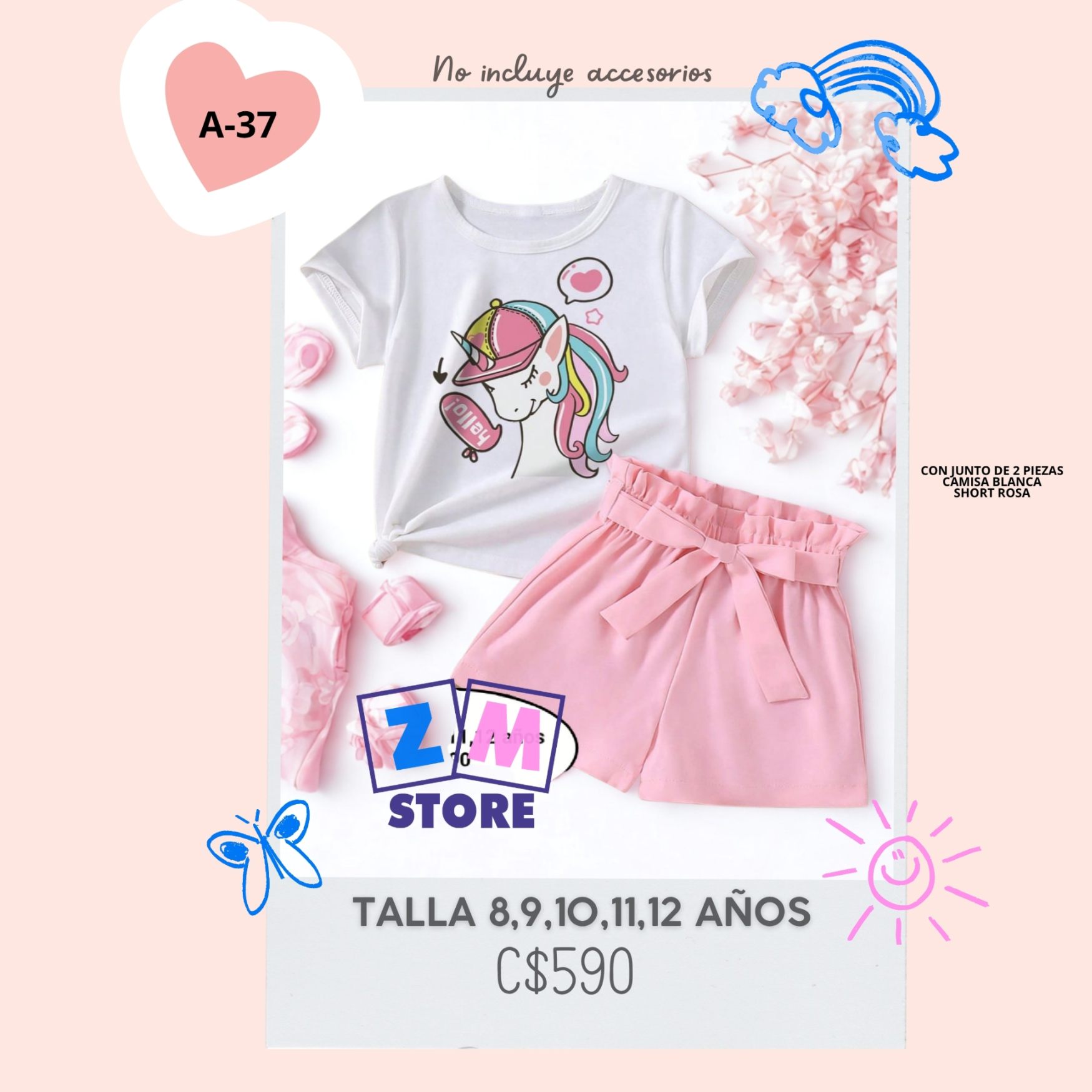 Conjunto con short.--A-35