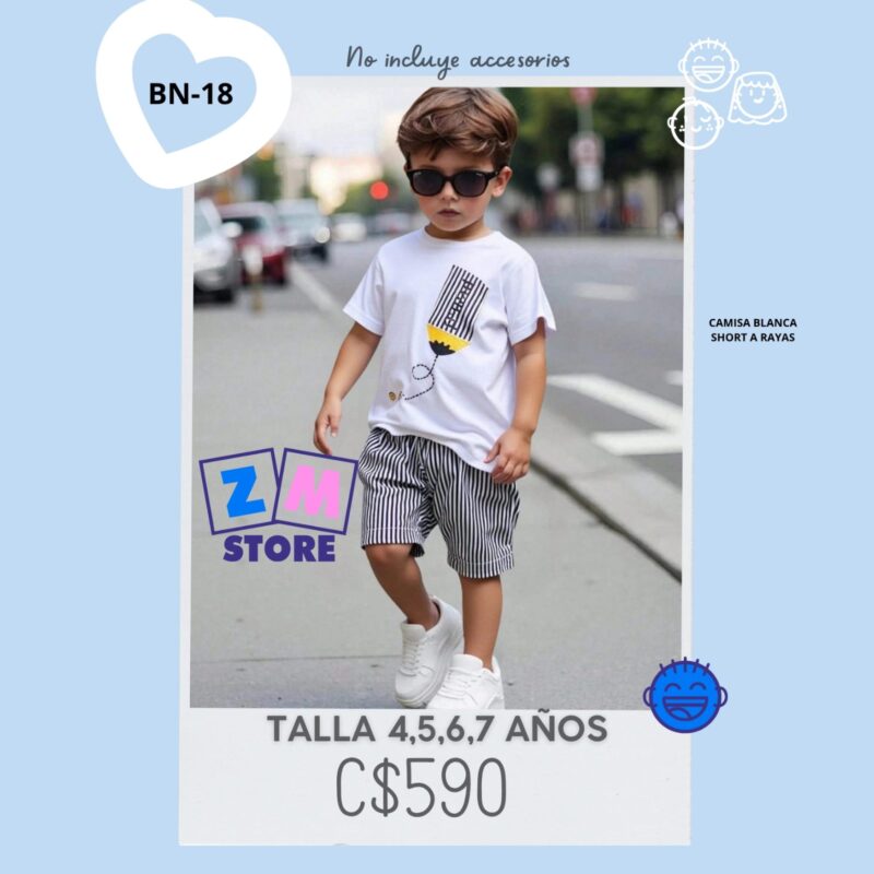 Conjunto short.,--BN-18