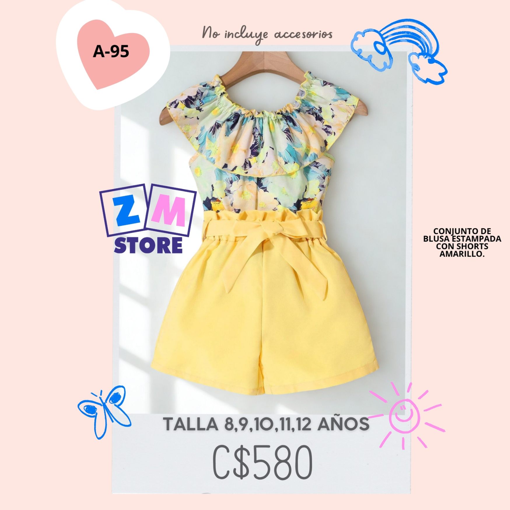 Conjunto con short.--A-95