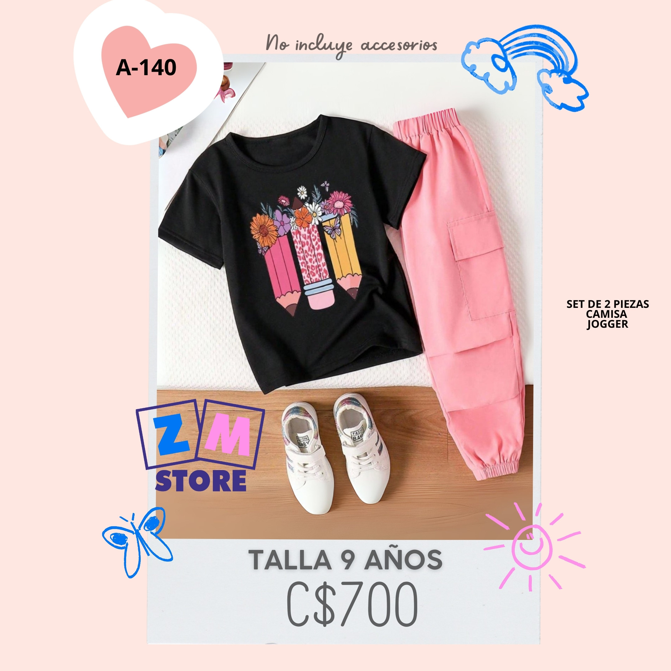 Conjunto con jogger.--A-140