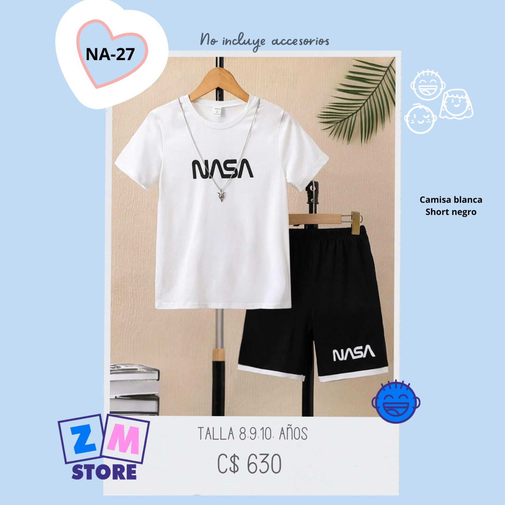 Conjunto con short,--NA-27