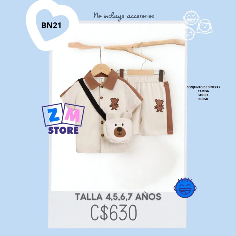 Conjunto con shorts,--BN21