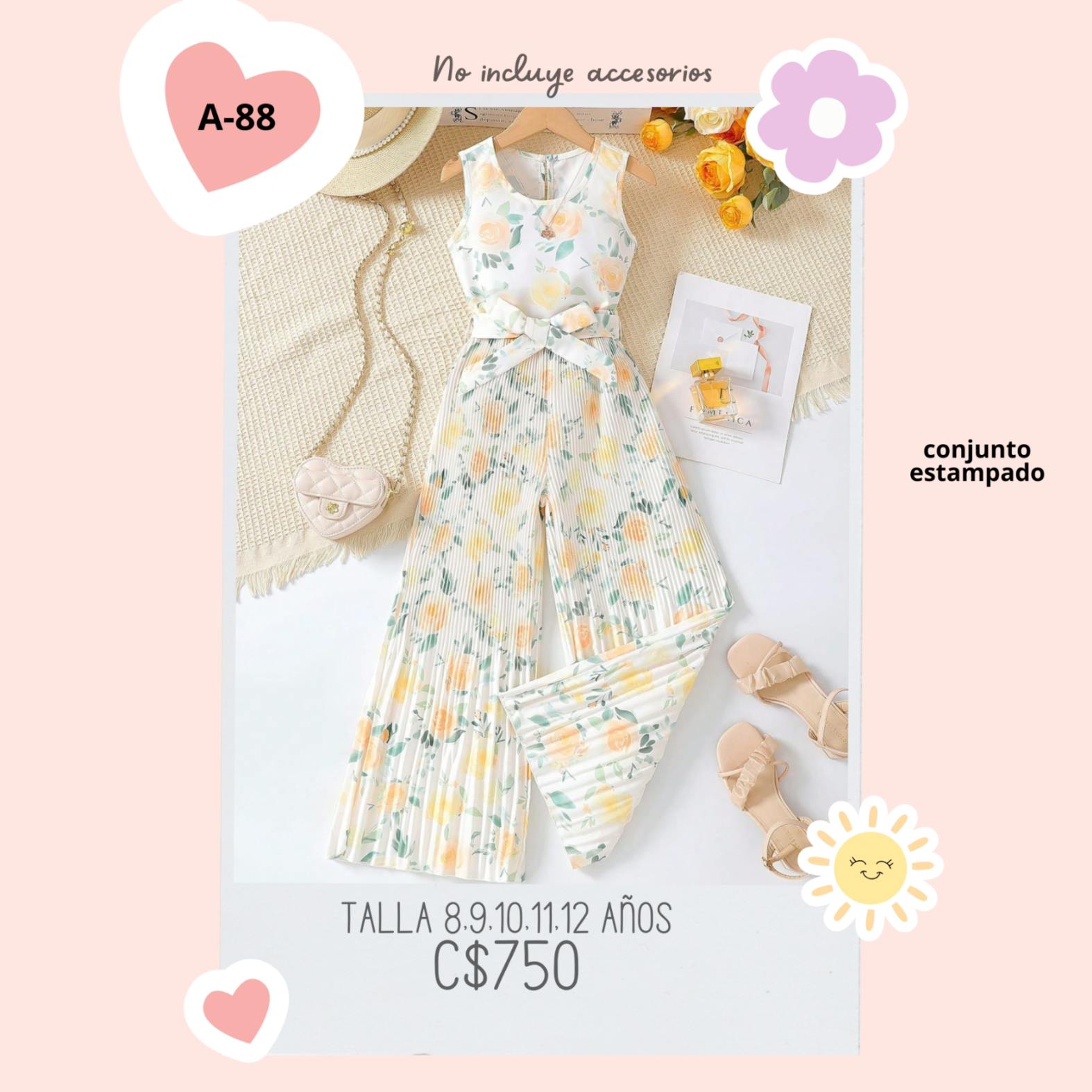 Conjunto con palazo.--A-88