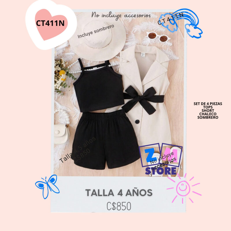 Conjunto con short.--CT411N