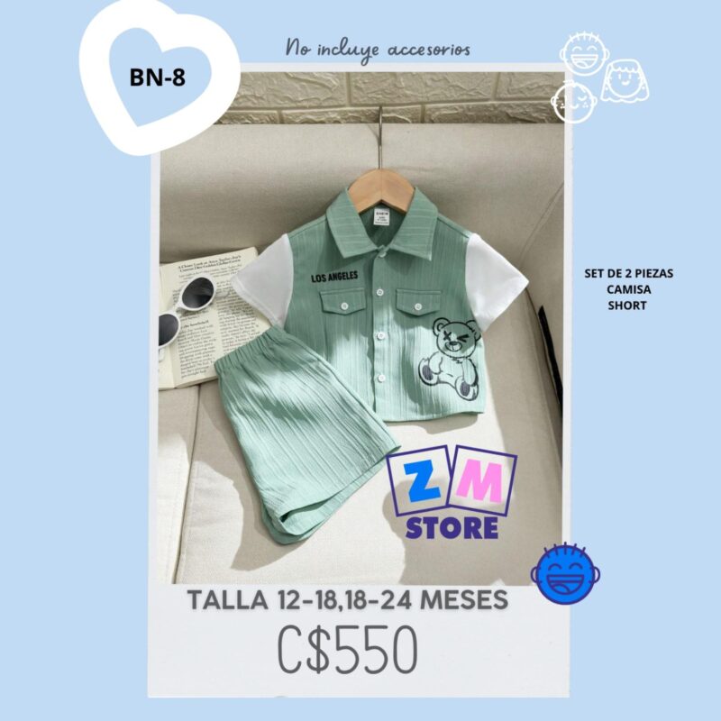 Conjunto con short,--BN-8