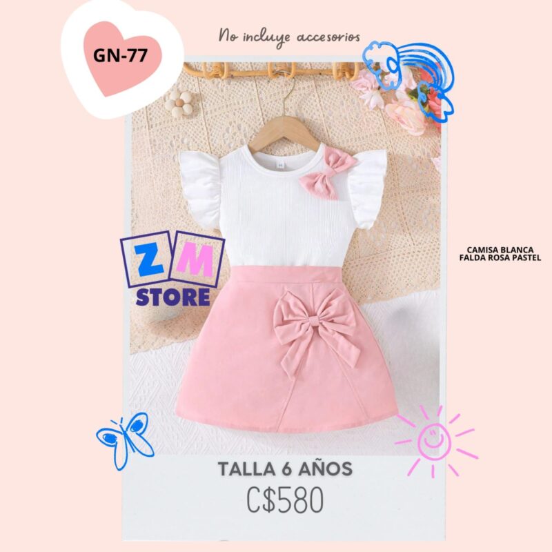 Conjunto con falda.--GN-77