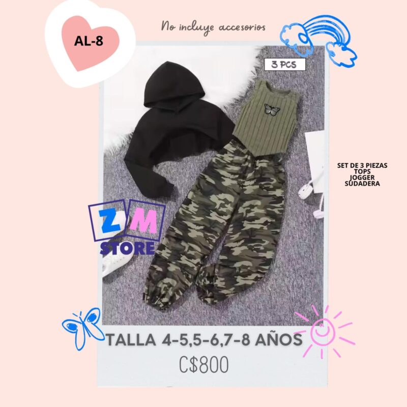 Conjunto con jogger.--AL-8