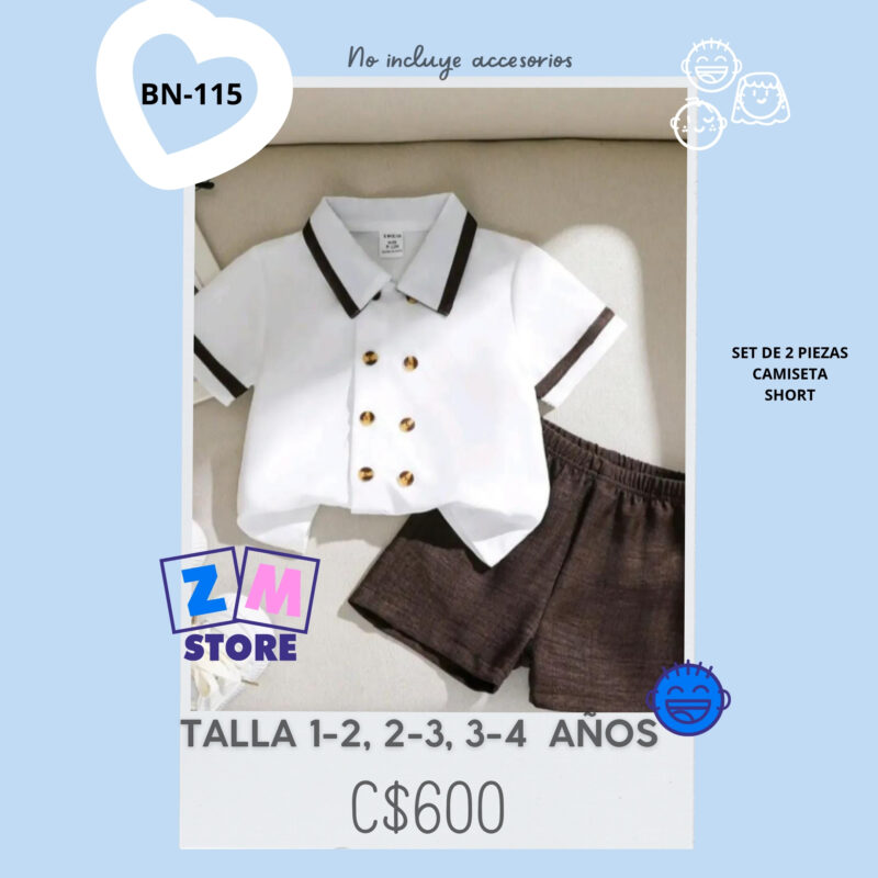Conjunto con short.--BN-115
