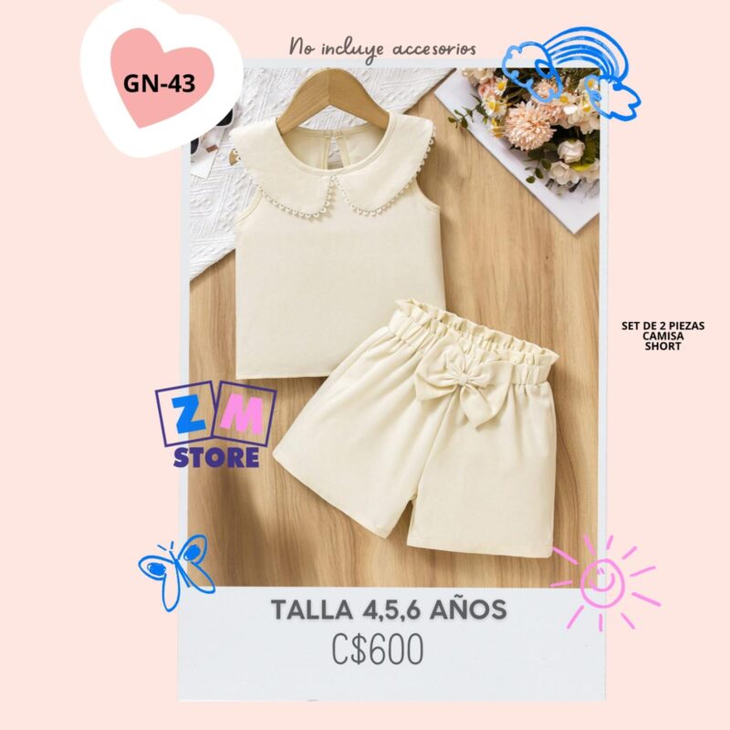 Conjunto con shorts.--GN-43