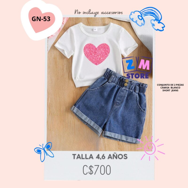 Conjunto con shorts.--GN-53