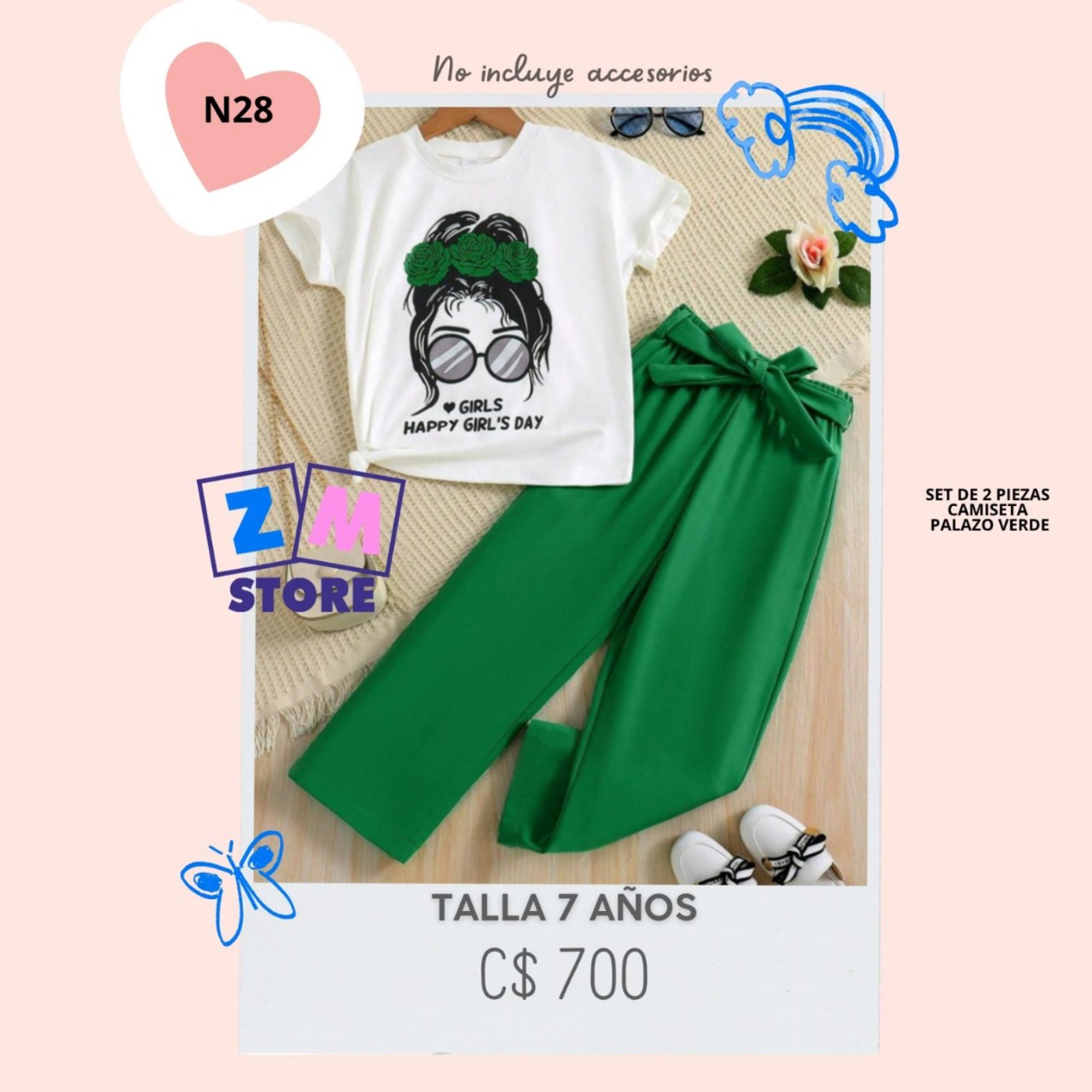 Conjunto con palazo.--N28