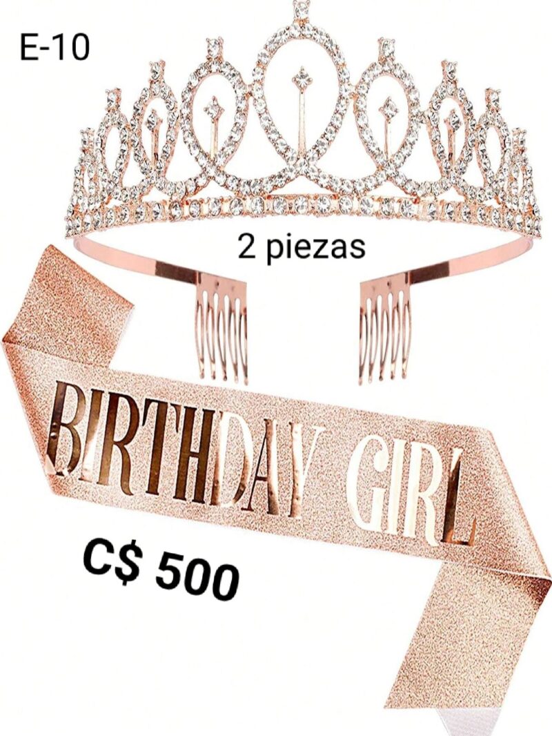 Set para cumpleaños.--E-10