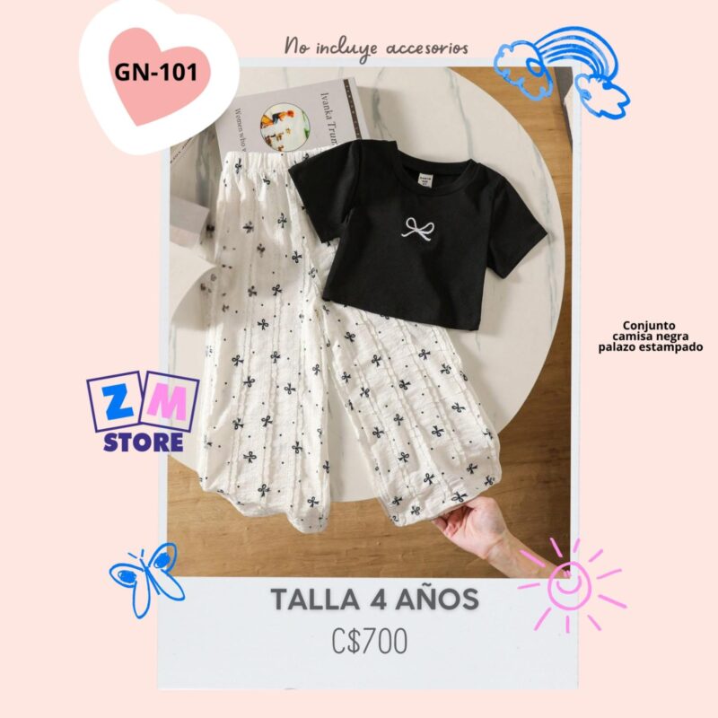Conjunto con palazo.--GN-101