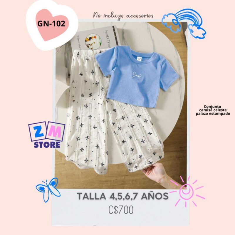 Conjunto con palazo.--GN-102