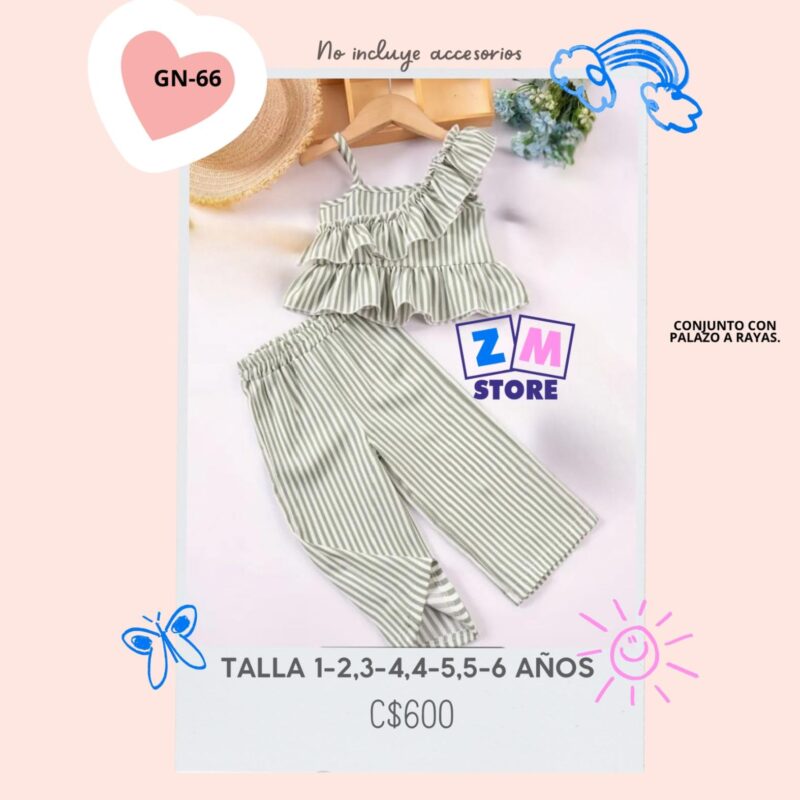 Conjunto de palazo.--GN-66