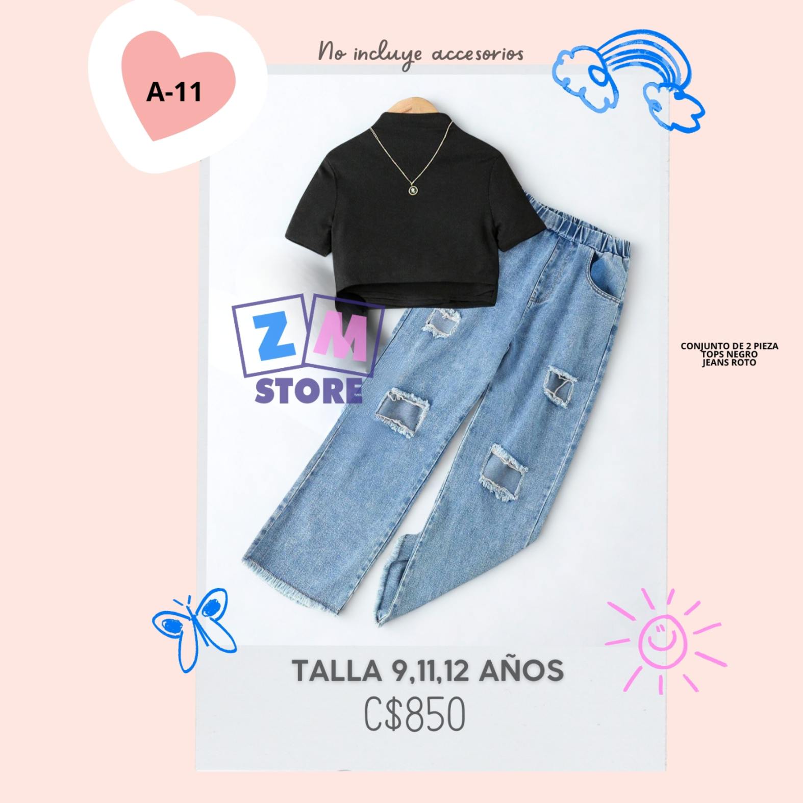 Conjunto con jeans,--A-11