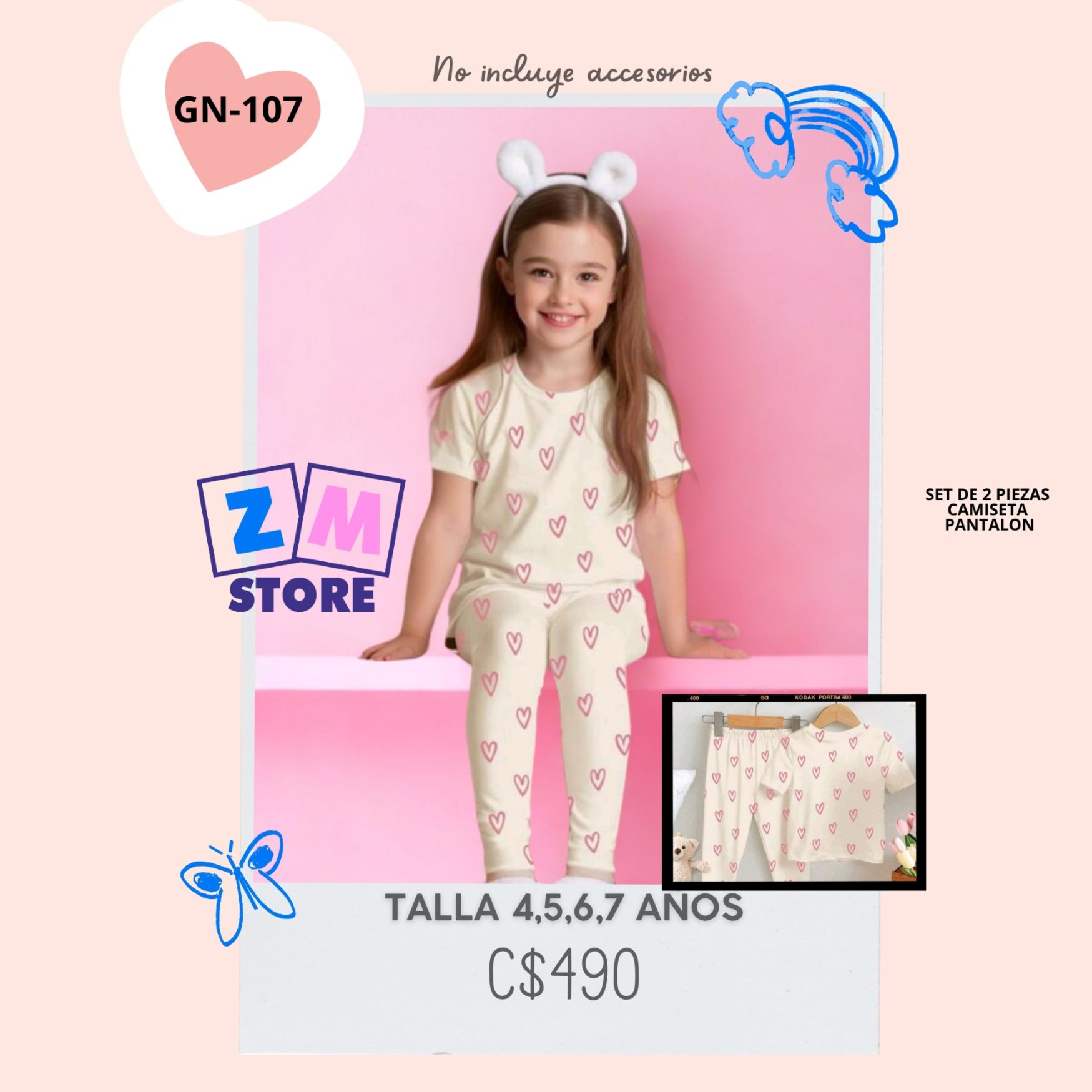 Conjunto con pijama.--GN-107