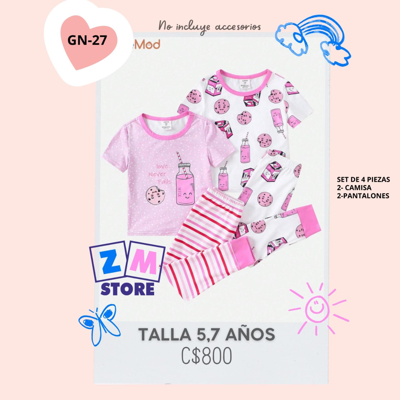 Conjunto de pijamas.--GN-27