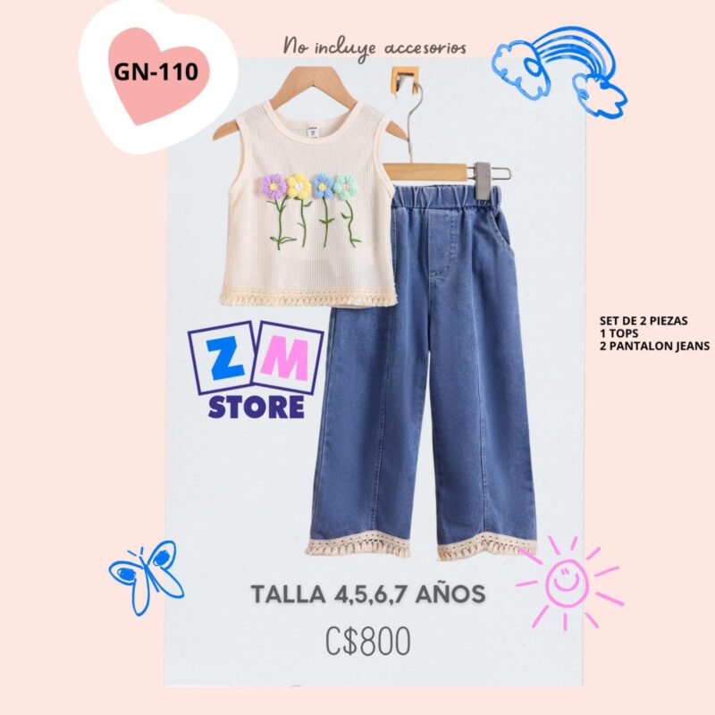 Conjunto con jeans.--GN-110