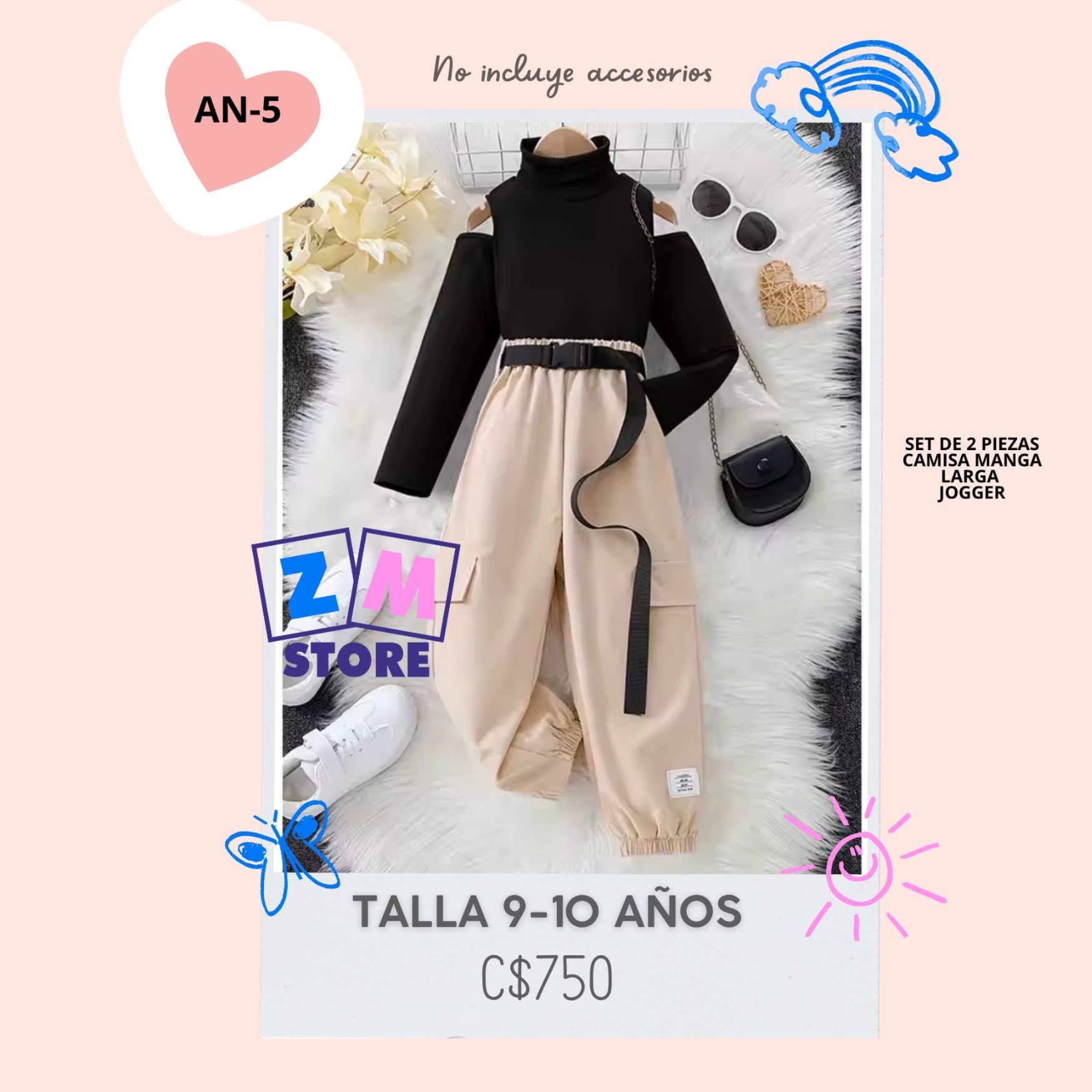 Conjunto con jogger--AN-5