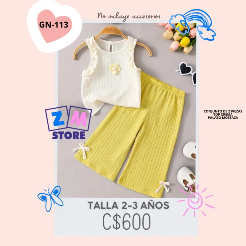 Conjunto con palazo.--GN-113
