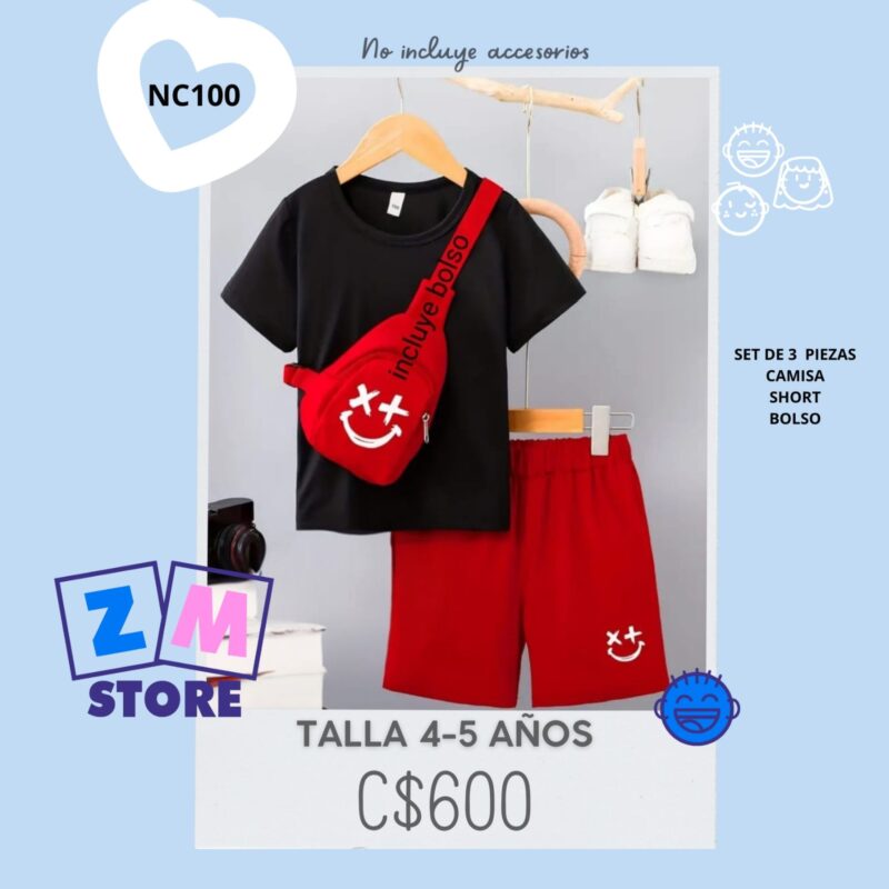 Set de 3 piezas,--NC100R