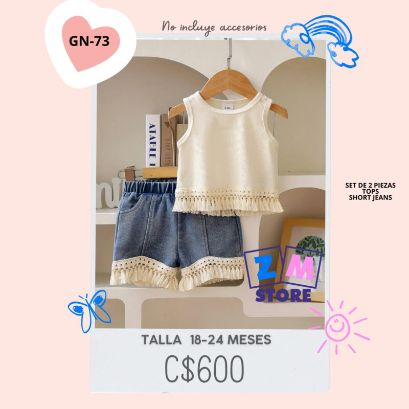 Conjunto con short.--GN-73