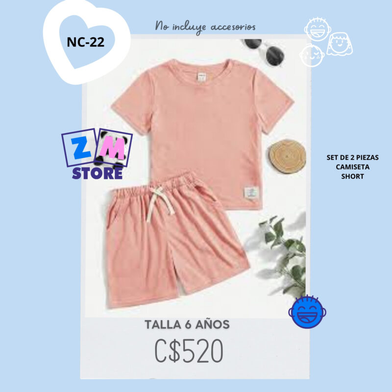 Conjunto con short.--NC22