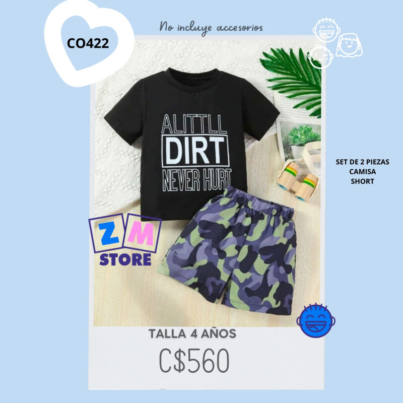 Conjunto con short.--CO422