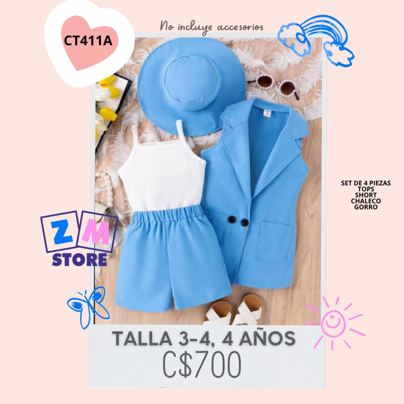 Conjunto con short.--CT411A