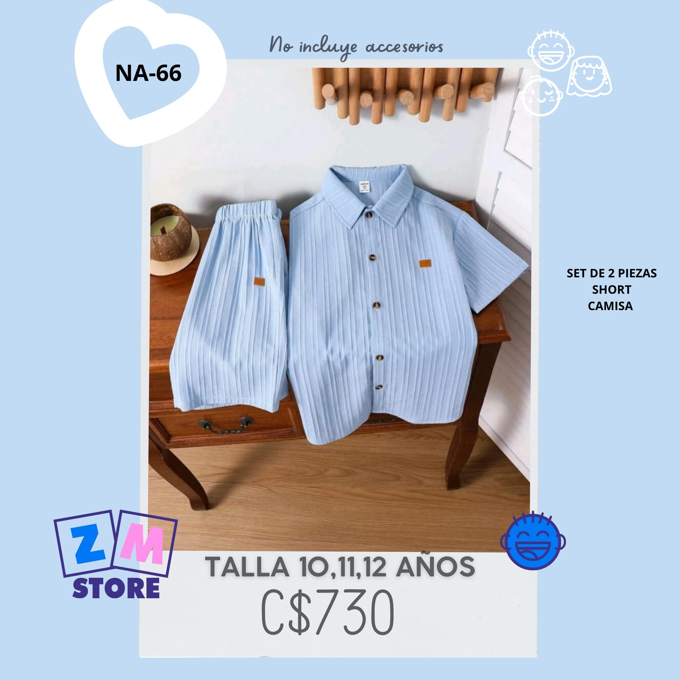 Conjunto con short.--NA-66