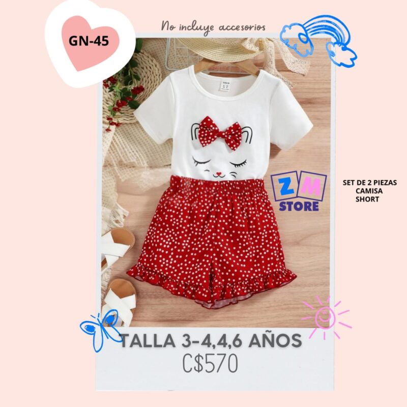 Conjunto con short,--GN-45