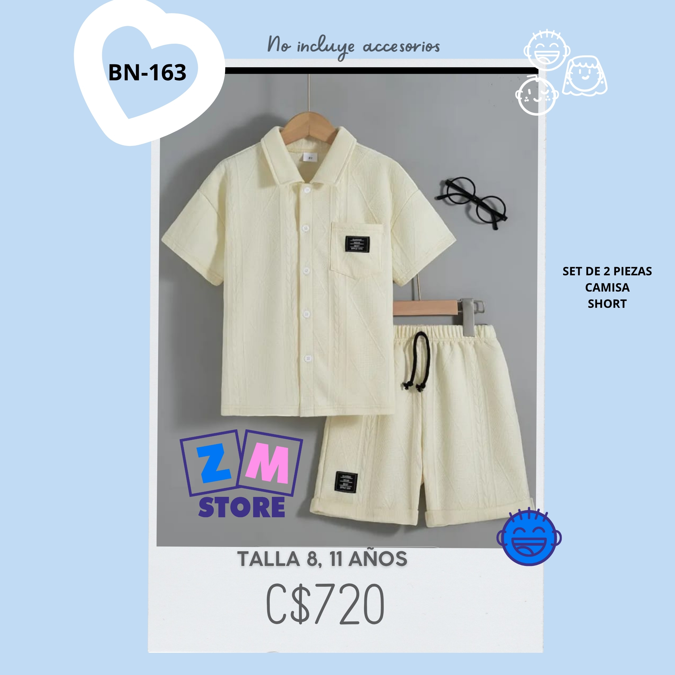Conjunto con short.--BN-163