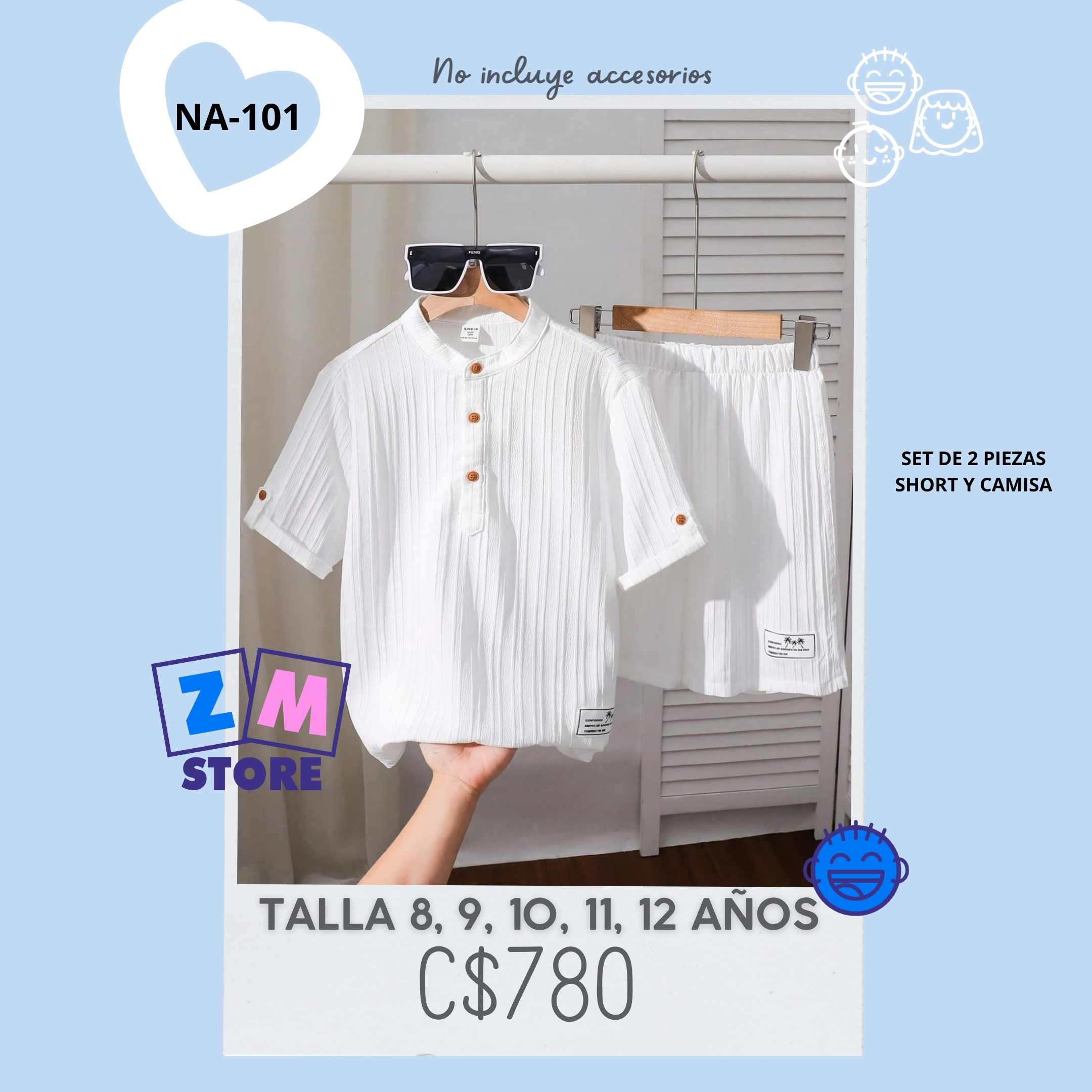 Conjunto con short.--NA-101